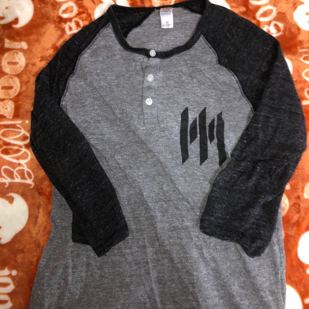 memphis may fire graphic baseball tee